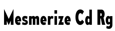 Mesmerize Cd Rg Font Image