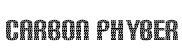 Carbon Phyber Font Image