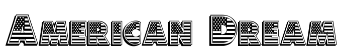 American Dream Font Image