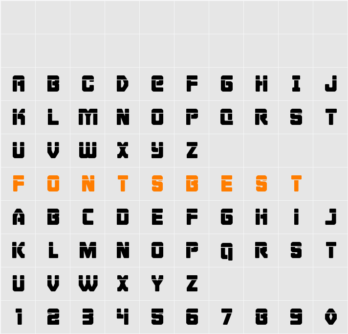 Cyborg Rooster Laser Character Map