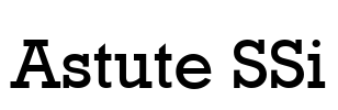 Astute SSi Font Image