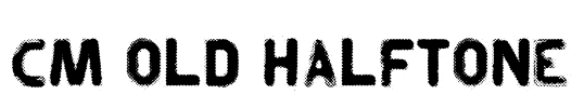 CM Old Halftone Font Image