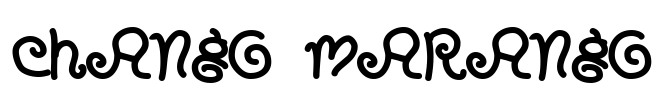 CHANGO MARANGO Font Image