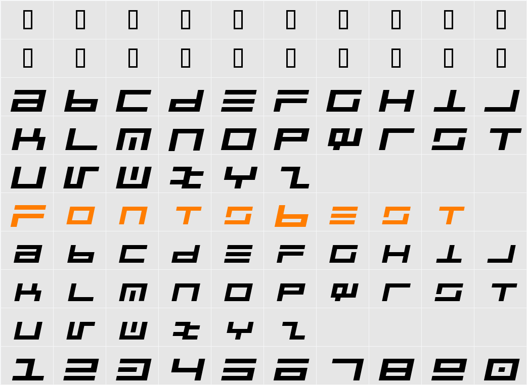 CyberspeakExtended Character Map