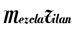 MezclaTitan Font Image