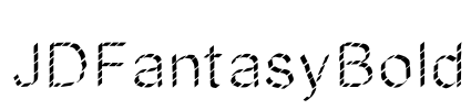 JDFantasyBold Font Image