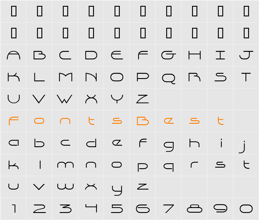 Capsule Character Map