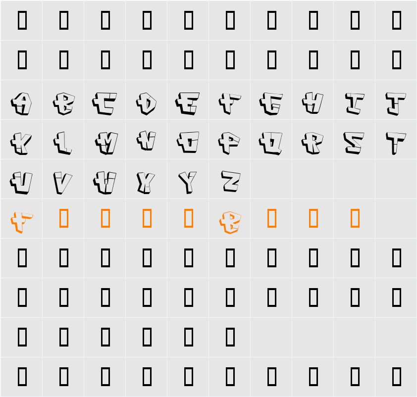 CAPconstruct Character Map