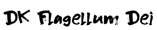 DK Flagellum Dei Font Image