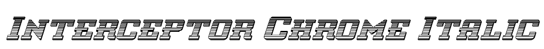 Interceptor Chrome Italic