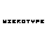 Microtype Font Image