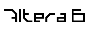 Altera 6 Font Image