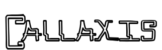 Callaxis Font Image