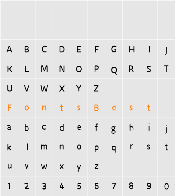 CRU Sarawut 57 Character Map