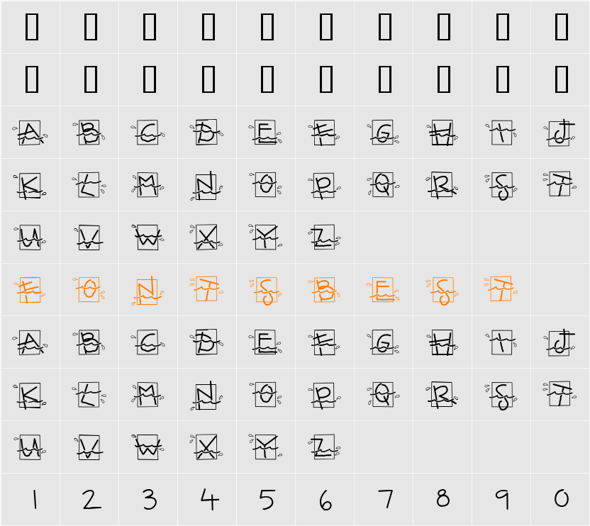 CK Sink Or Swim Character Map