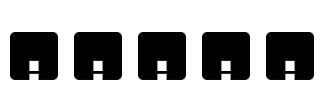 Cubes Font Image