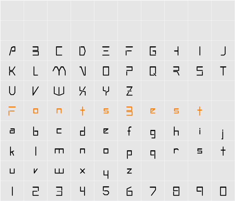 Andromeda Character Map