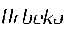 Arbeka Font Image