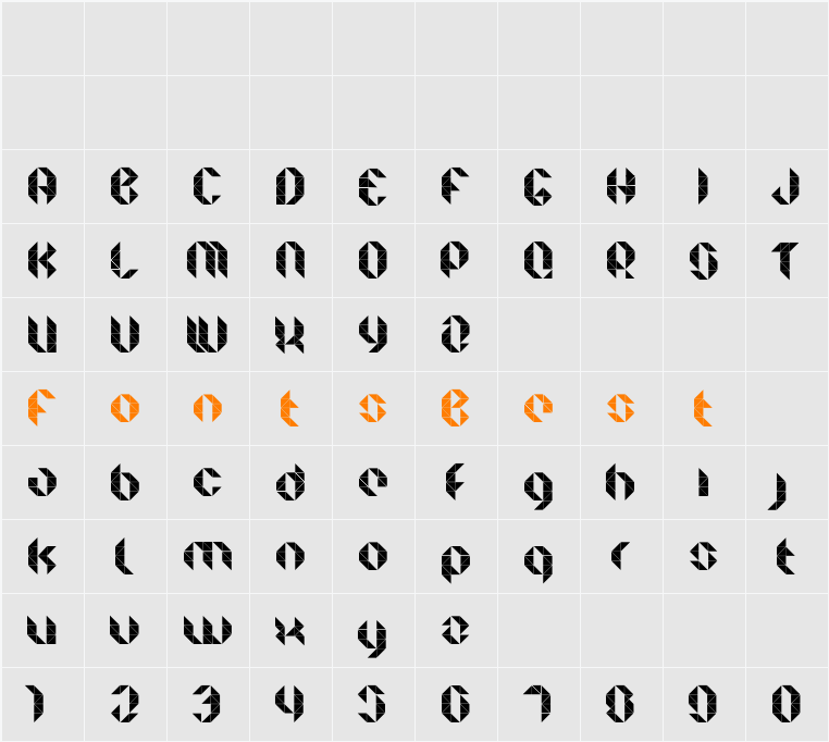 Facet Ultra Character Map