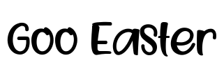 Goo Easter Font Image