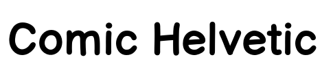 Comic Helvetic Font Image