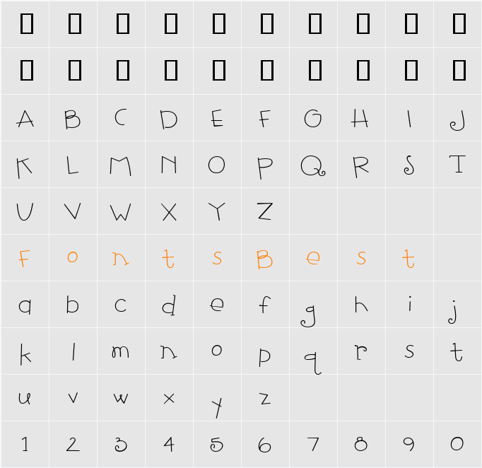 CK Fun Character Map