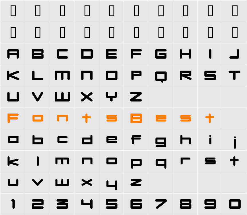 DBXLNightfever Character Map