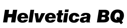 Helvetica BQ Font Image