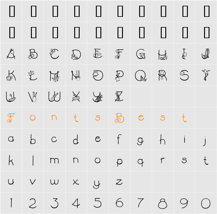 CK Alpha Girl Character Map