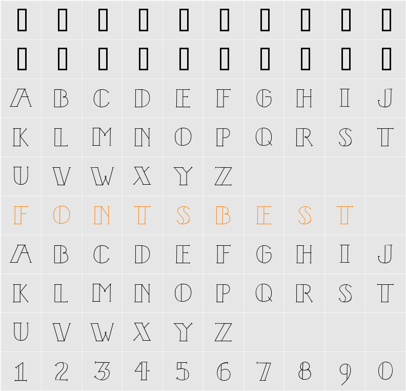 CK Fill In Character Map