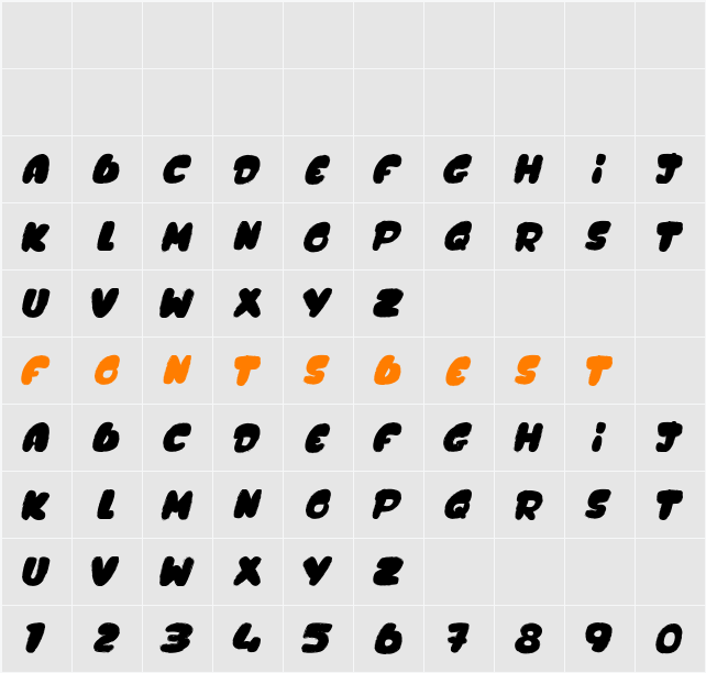 DOCTEUR TACOTAC Character Map