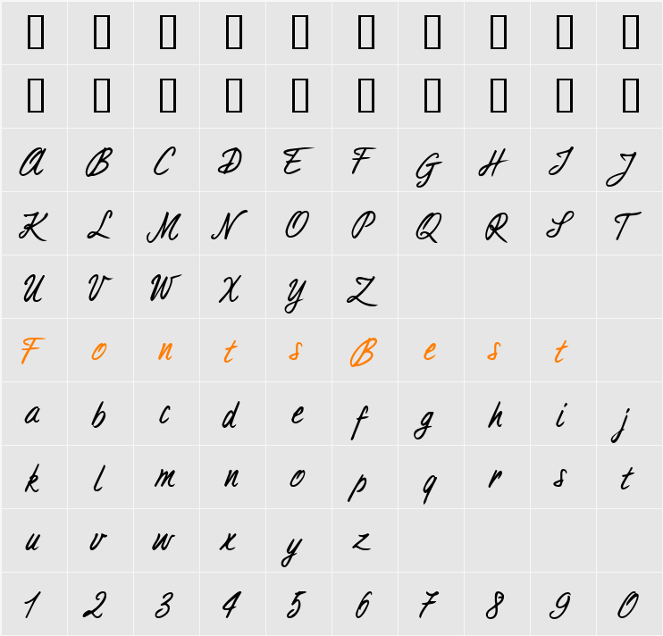 Aimee Character Map