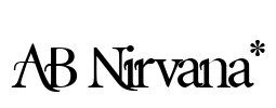 AB Nirvana* Font Image