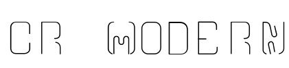 CR21MODERN Font Image