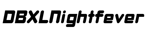 DBXLNightfever Font Image