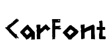 CarFont Font Image