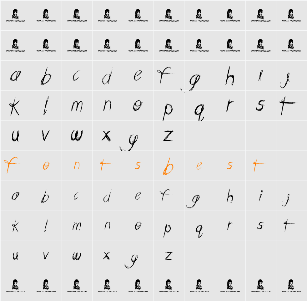 Messing About Character Map