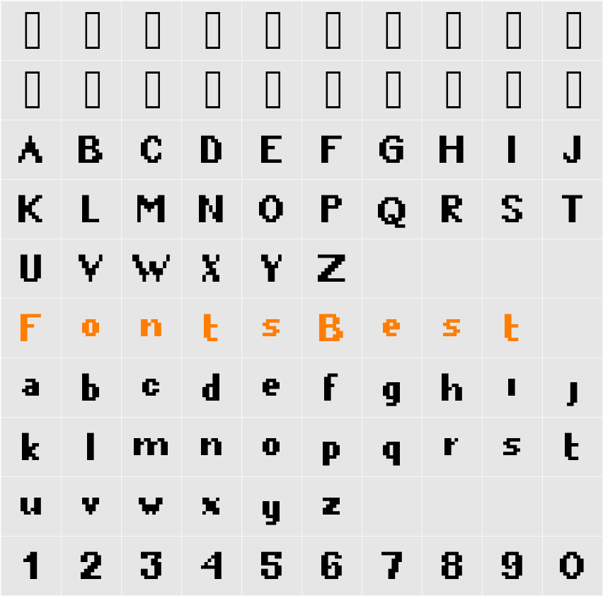 CrunchyBeef Character Map