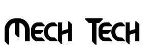 Mech Tech Font Image