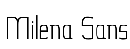 Milena Sans Font Image