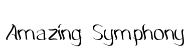 Amazing Symphony Font Image