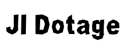 JI-Dotage Font Image