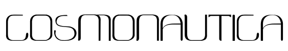 Cosmonautica Font Image