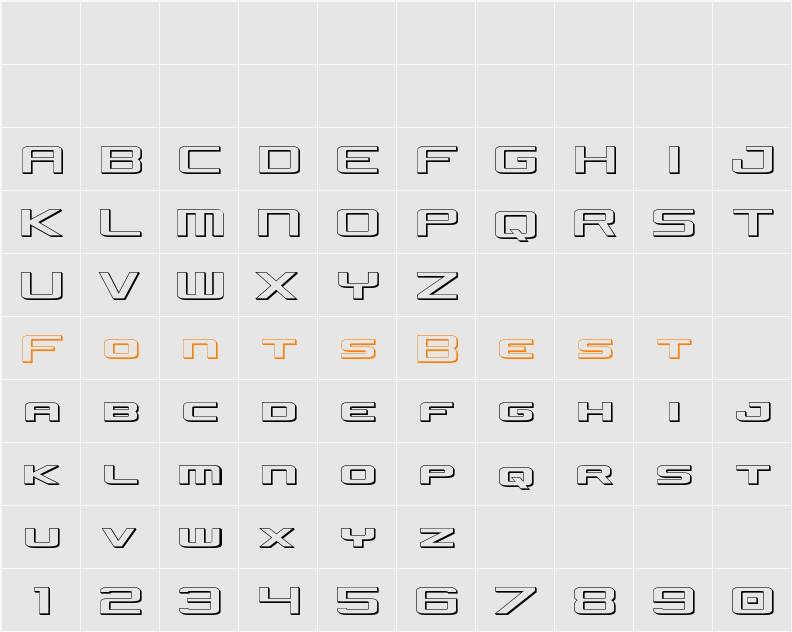 Concielian Jet 3D Character Map