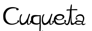 Cuqueta Font Image