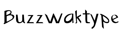 Buzzwaktype Font Image