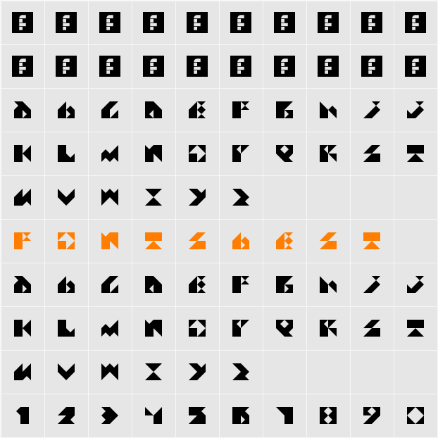 AS/SQ Character Map