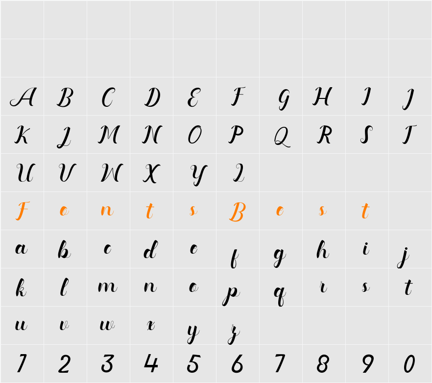 Audeline Character Map