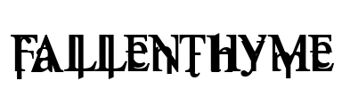 FallenThyme Font Image