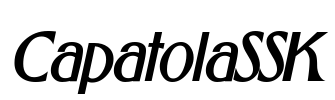 CapatolaSSK Font Image